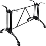 thumbnail of Garden Emotions Outdoor Tischgestell für rechteckig Tischplatten bis 120x80 cm Sylt double schwarz