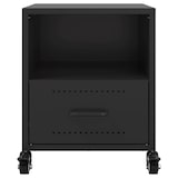 thumbnail of Tables de chevet 2 pcs noir 36x39x43,5 cm acier – Modèle Arête