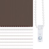 thumbnail of Dubbel rolgordijn 100 x 175 cm bruin