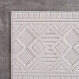 thumbnail of Teppich Outdoor 3D-Effekt Wetterfest Waschbar Strapazierfähig Balkon Terrasse Küche OEKO-TEX Creme 80x150 cm – ORTLER von Kadima Design