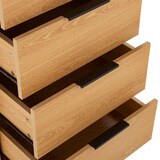 thumbnail of Commode haute Auri 5 tiroirs couleur Chêne