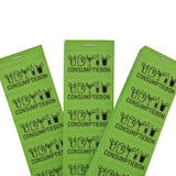 thumbnail of CombiCraft Consumptiebonnen met tekst en drank iconen 10 per strip groen - per 1000 bonnen