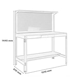 thumbnail of SimonRack Banco de Trabajo Taller, 1510x610 mm, Panel Perforado, Capacidad Carga 600 kg, Azul - BT-3
