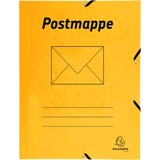 thumbnail of 60 x FALKEN Postmappe Sammelmappe DIN A4 mit Gummizügen Gelb