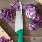 thumbnail of Arcos Cuchillo Cocinero, Hoja de Acero Inoxidable NITRUM de 200 mm, Mango inyectado en Polipropileno, Color verde