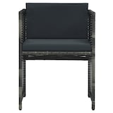 thumbnail of vidaXL 3-tlg. Bistro-Set mit Auflagen Poly Rattan Grau