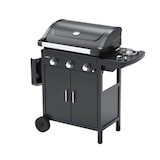 thumbnail of Barbecue a gas 3 bruciatori in acciaio fornello laterale e coperchio con termometro COMPACT 3LS