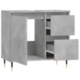 thumbnail of vidaXL Badschrank Betongrau 65x33x60 cm Holzwerkstoff