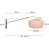 thumbnail of Steinhauer Wandleuchte 1-fl. "Elegant Classy" 4748BR (2574BR + K41931S) Bronze + Creme