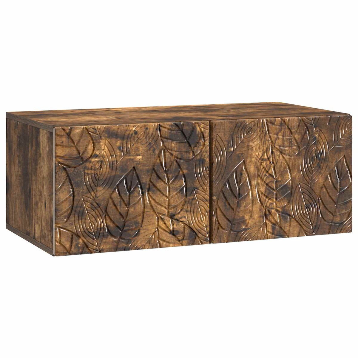 vidaXL Wandmontierter TV-Schrank 98 x 41 x 30 cm Geräucherte Eiche