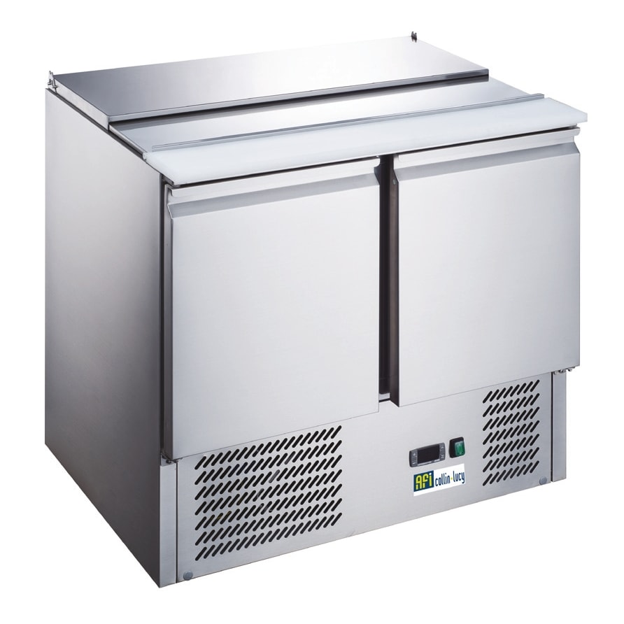 A.C.L - Saladette 2 portes - 240 L - avec portes- finitions inox