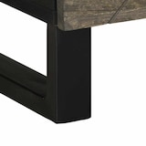 thumbnail of Mesa de centro madera maciza de mango negra 80x50x40 cm