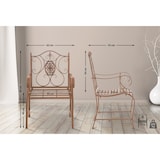 thumbnail of Set van 2 Tuinstoel Punjab met armleuningen antiek bruin