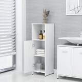 thumbnail of vidaXL Badezimmerschrank Weiß 30x30x95 cm Spanplatte