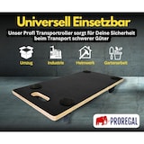 thumbnail of PROREGAL Mega Deal 2x Profi Transportroller mit 4 Rollen | HxBxT 11,5x30x60cm | Traglast 200kg | Siebdruckplatte | Schwarz | Möbelroller Rollbrett