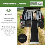 thumbnail of TRUTZHOLM Hunderampe klappbar 183 cm Tragkraft 180 kg Aluminiumrampe faltbar rutschfest mit Griff