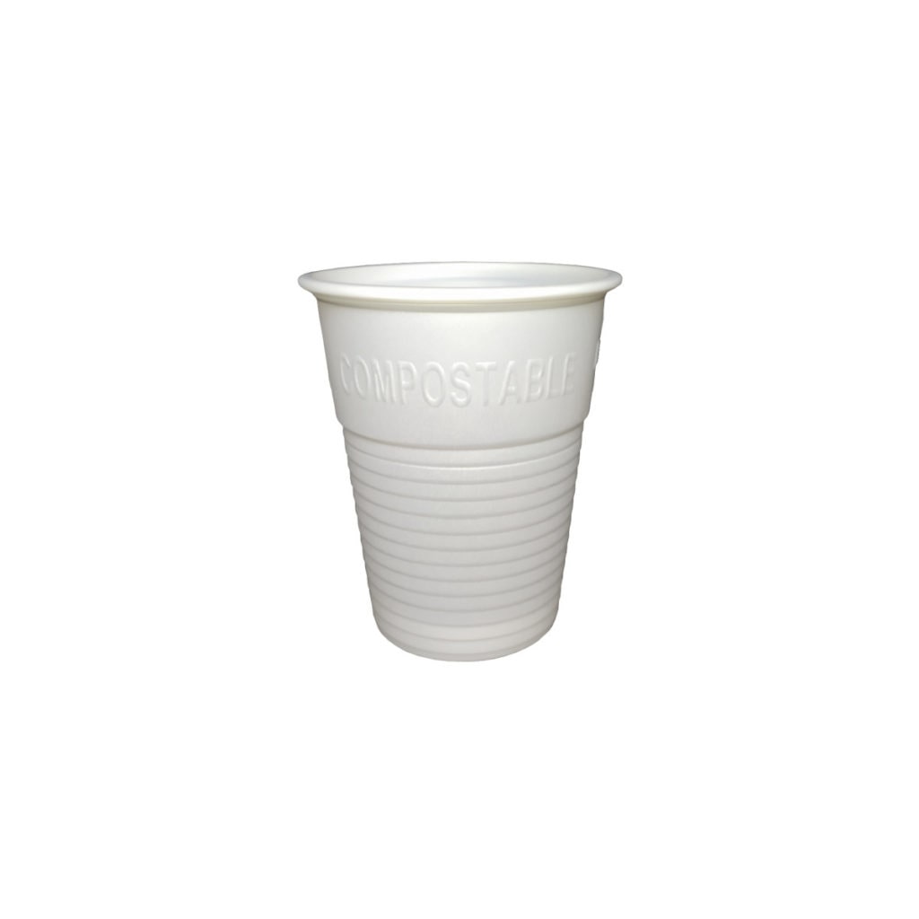 Ekoe 100% composteerbaar biopolymeer glas 200 ml 100 stuks