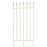 thumbnail of Décoshop26 - Lot de 2 treillis support pour plantes grimpantes décoration de jardin en métal crème vieilli 10_0003835