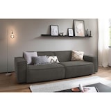 thumbnail of Sofá KAWOLA SAMU de 3 plazas tela gris