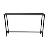 thumbnail of IvoQ Smalle Sidetable Industrieel - Wandtafel - Zwart Metaal & Hout - 120x20x65 cm