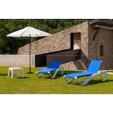 thumbnail of Resol MARINA-ANDORRA Set 2+1 Tumbona-Mesa Auxiliar Exterior Estructura Blanca - Textilene Beige