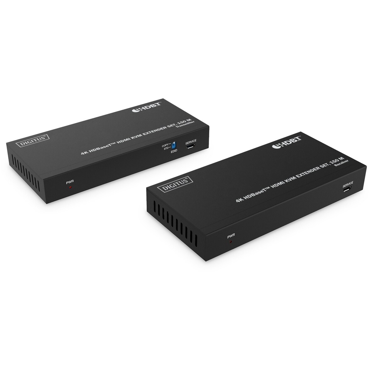 DIGITUS 4K HDBaseT HDMI KVM Extender Set, 150 m