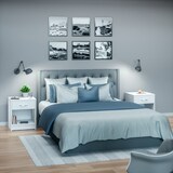 thumbnail of CASARIA® Nachttisch mit Schublade 50cm Weiß