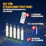 thumbnail of Deuba LED Weihnachtsbaumkerzen Kabellos 40er Set Warmweiß