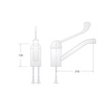 thumbnail of Grifo Gerontológico Monomando con caño orientable - FR-305
