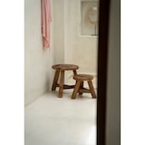 thumbnail of Bazar Bizar Tabouret en bois de teck récupéré 27x27x24 cm naturel