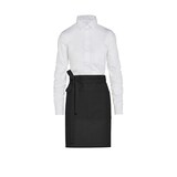 thumbnail of BRUSSELS - Short Recycled Bistro Apron with Pocket: One Size / Navy