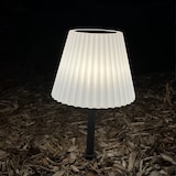 thumbnail of Lumisky Lampe de table solaire à poser ou à piquer LADY SPIKE H62cm Acier Gris