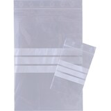 thumbnail of Schnellverschlussbeutel 100x150mm mit Schriftfeld VE=10x100 Stück