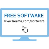 thumbnail of HERMA Textiletikett 4519 Seide 199,6x143,5mm ws 40 St./Pack.