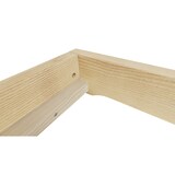 thumbnail of Futonbett platzsparend extra niedriges Einzelbett 100x200 Esche geölt V-60.47E-10 Rollrost inkl.