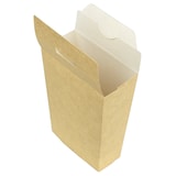 thumbnail of Boîte Frites refermable en Carton Kraft - 
8 x 5 x 12,5 cm - par 700