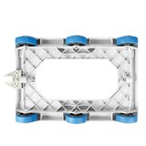 thumbnail of GILAC Socle rouleur 6 roues silence - axe acier - Gris G170327