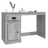 thumbnail of vidaXL Schreibtisch mit Schublade Grau Sonoma 115x50x75cm