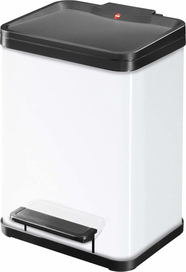 Treteimer Öko uno Plus M, Abfalleimer, Mülleimer, Stahlblech, Weiß, 17 L, 0619-230
