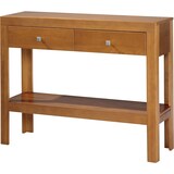 thumbnail of Consola 2 cajones, Moblit, color Cerezo, Relaizada en madera de Pino macizo .Medidas 85x105x35 cm (altoxanchoxfondo), Serie Kalpe cerezo.