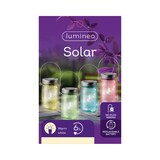thumbnail of Solar Gartenleuchte LED Einmachglas Glas 8x14cm Warmweiß 4-er Set