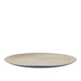 thumbnail of Dekoteller 33cm Kunststoff Spiralmuster Champagner