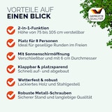 thumbnail of Casaria Bierzelttisch Höhenverstellbar Klappbar Hoch Outdoor Breit Holz Buffettisch 170cm Stehtisch Bartisch Partytisch
