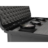 thumbnail of Hartschalen-Koffer, wasserdicht (IP67), Noppenschaumstoff, Rasterschaumstoff, 2 Schlösser, Polypropylen, Schwarz, 464 x 366 x 176 mm