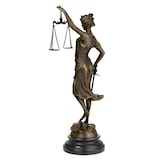 thumbnail of Moritz Bronze Statue Justitia Forum Lobby Dekoration Symbol Figur für Gerechtigkeit Skulptur