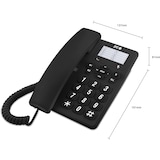 thumbnail of SPC Original - Telefone fixo de secretária ou de parede, teclas grandes, 3 memórias directas, volume de toque extra alto - Preto