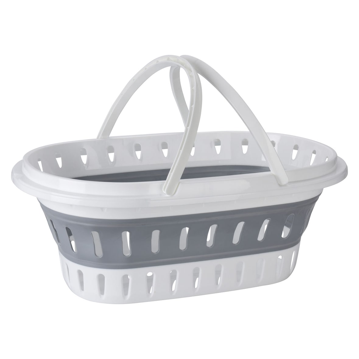 25L Faltbarer Wäschekorb Wäschesammler mit Henkel B58xL38xH23/7cm