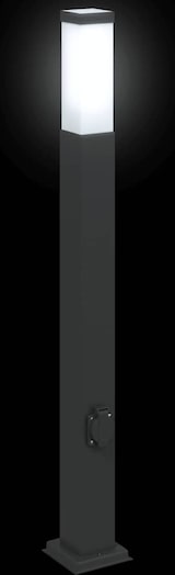 thumbnail of vidaXL Pollerleuchte mit Auslass 80 cm Schwarz IP44