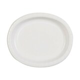 thumbnail of 8 ovale Teller weiss