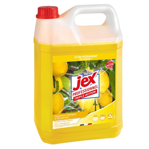 Jex Professionnel dégraissant Triple Action Pays Niçois 5L - nettoie, dégraisse et parfume